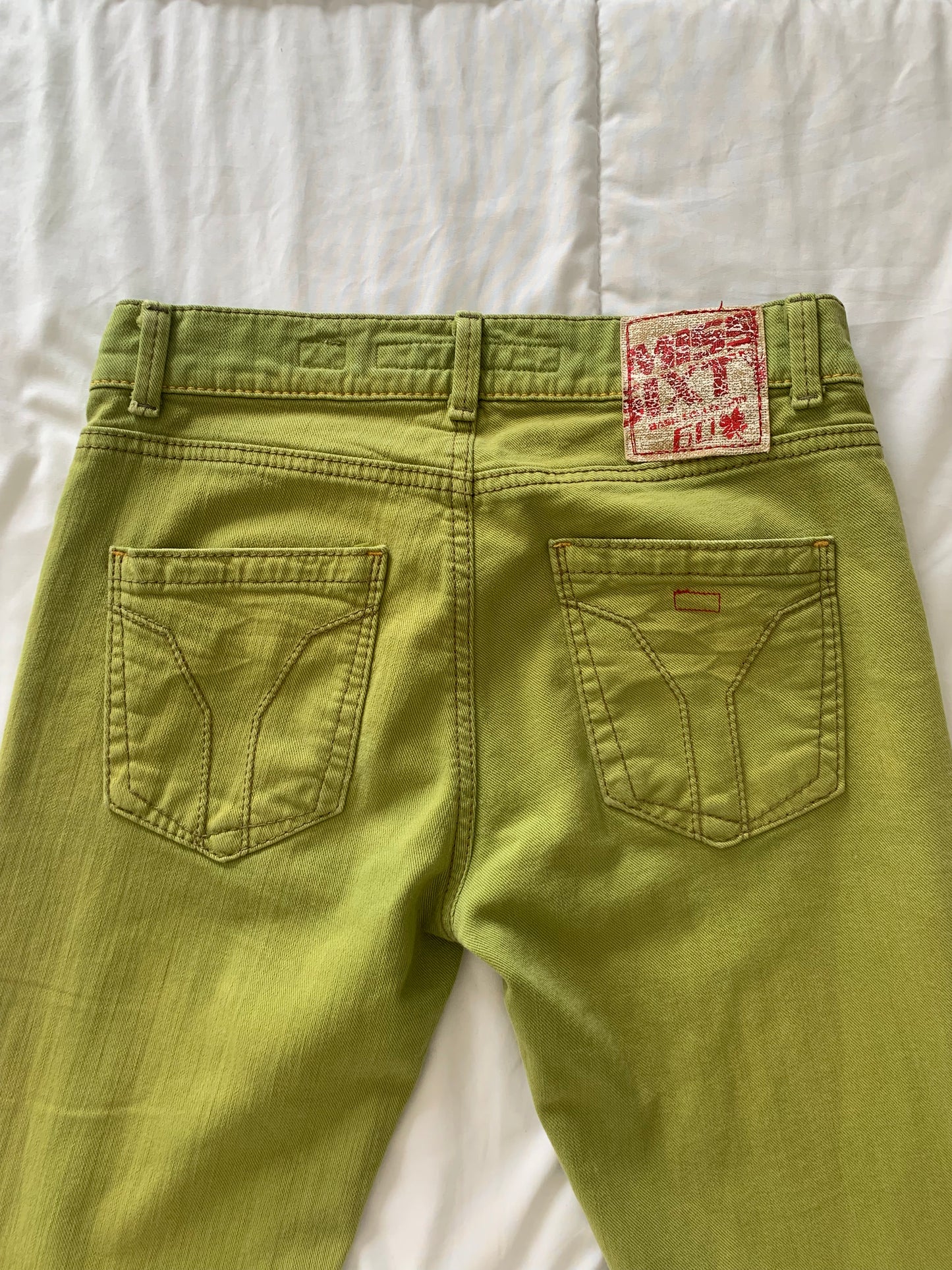 Miss Sixty green bootcut jeans