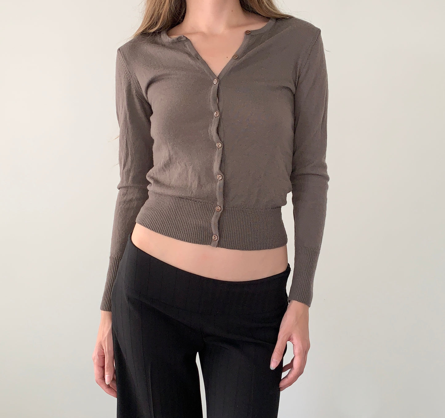 Made in Italy 100% merino wool cardigan