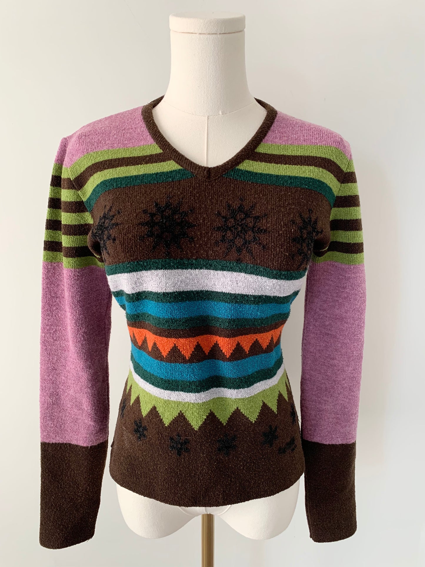 Cop Copine multicoloured knit sweater