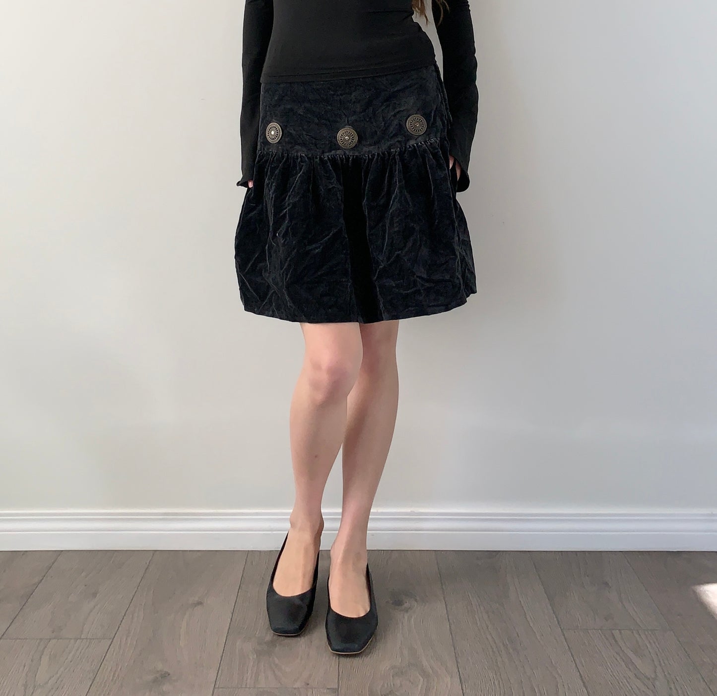Made in Italy cotton midi skirt