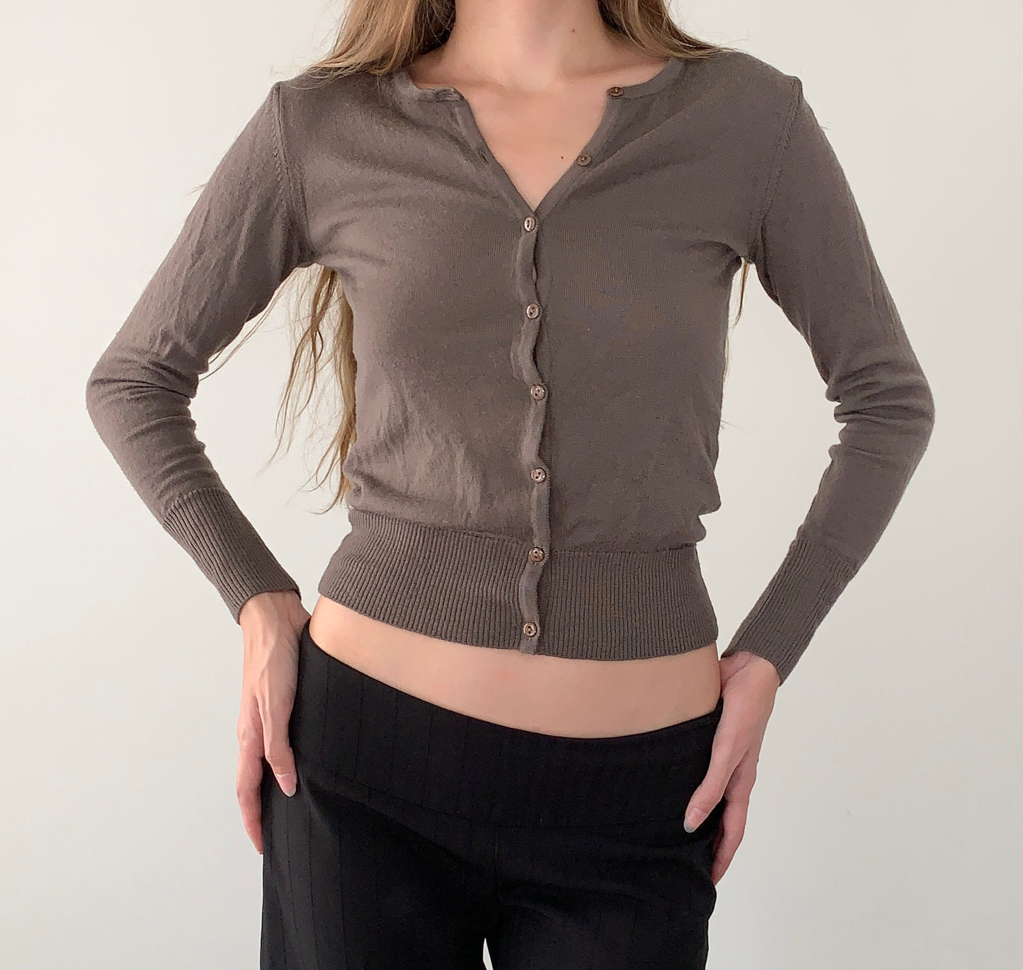 Made in Italy 100% merino wool cardigan