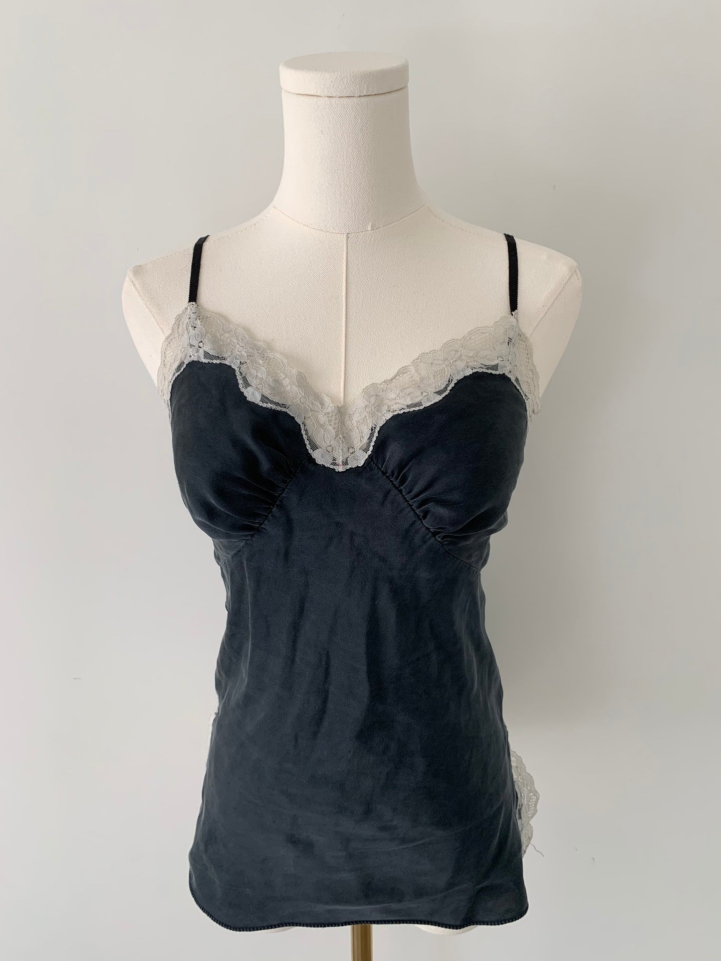 Express 100% silk lace camisole