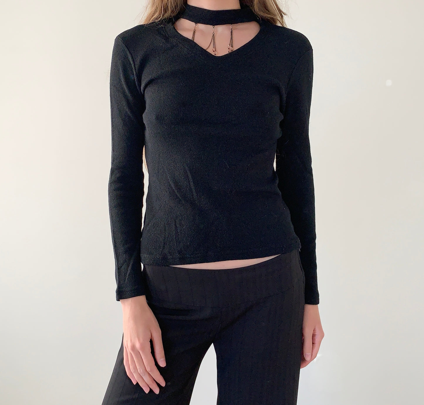 Ivoire Laurence Paris knit long sleeve top