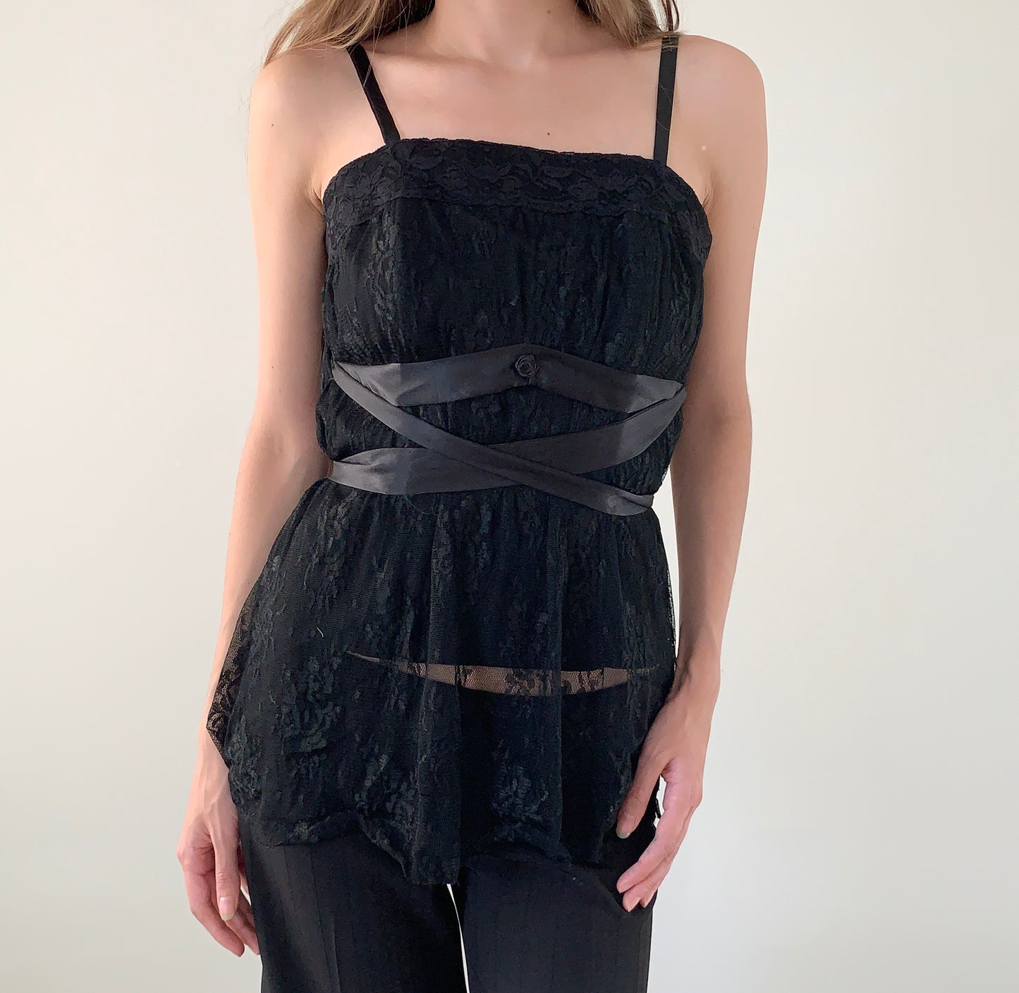 Tripp NYC lace babydoll corset