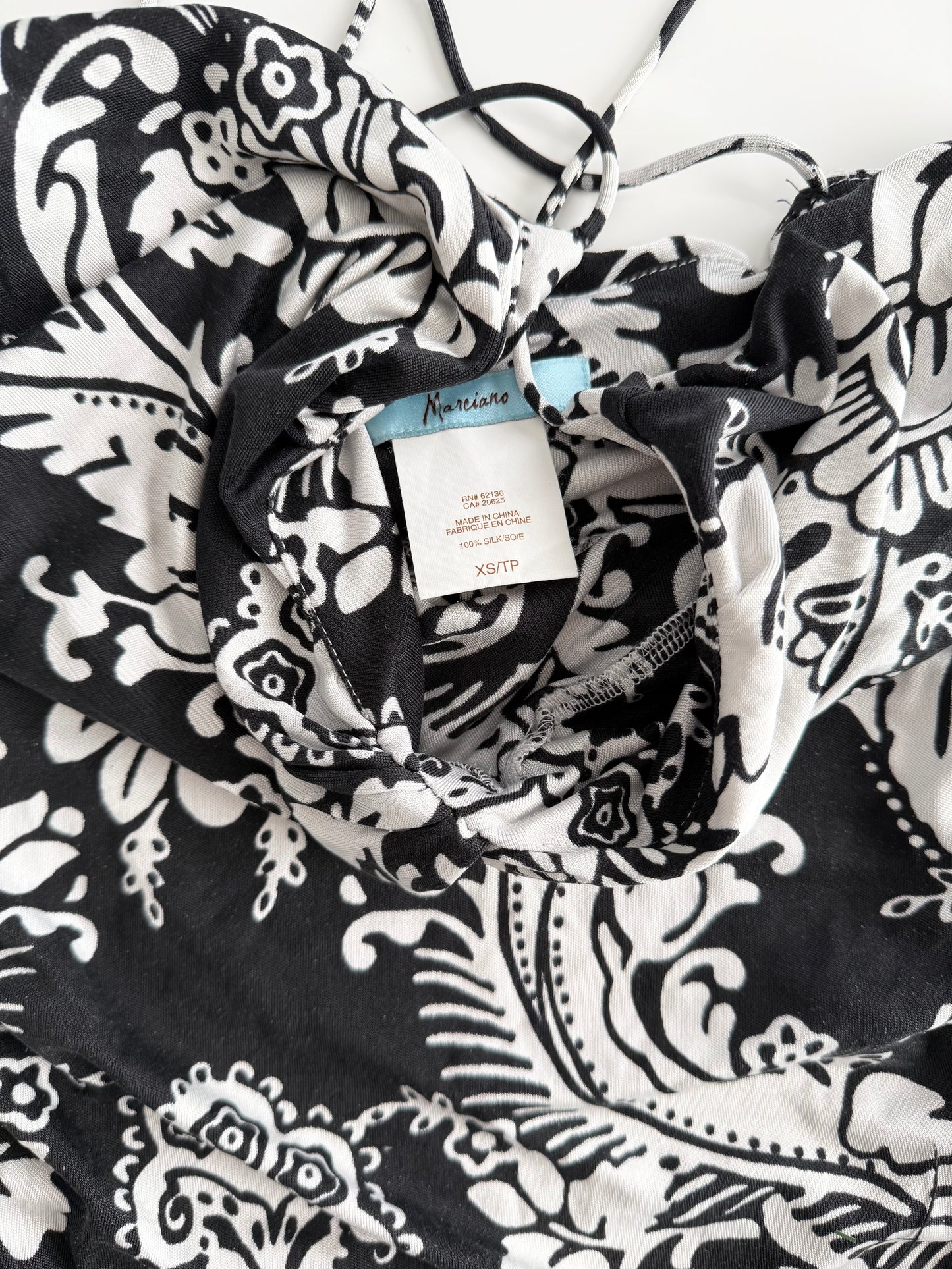 Marciano 100% silk floral camisole