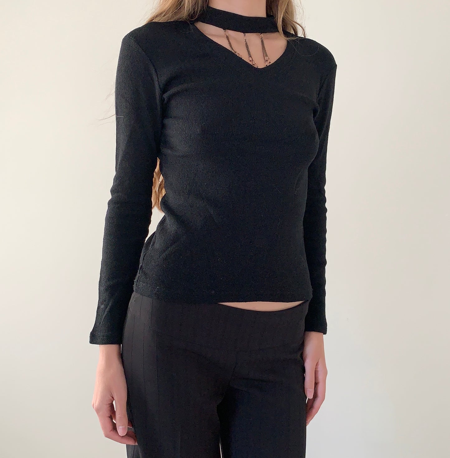 Ivoire Laurence Paris knit long sleeve top