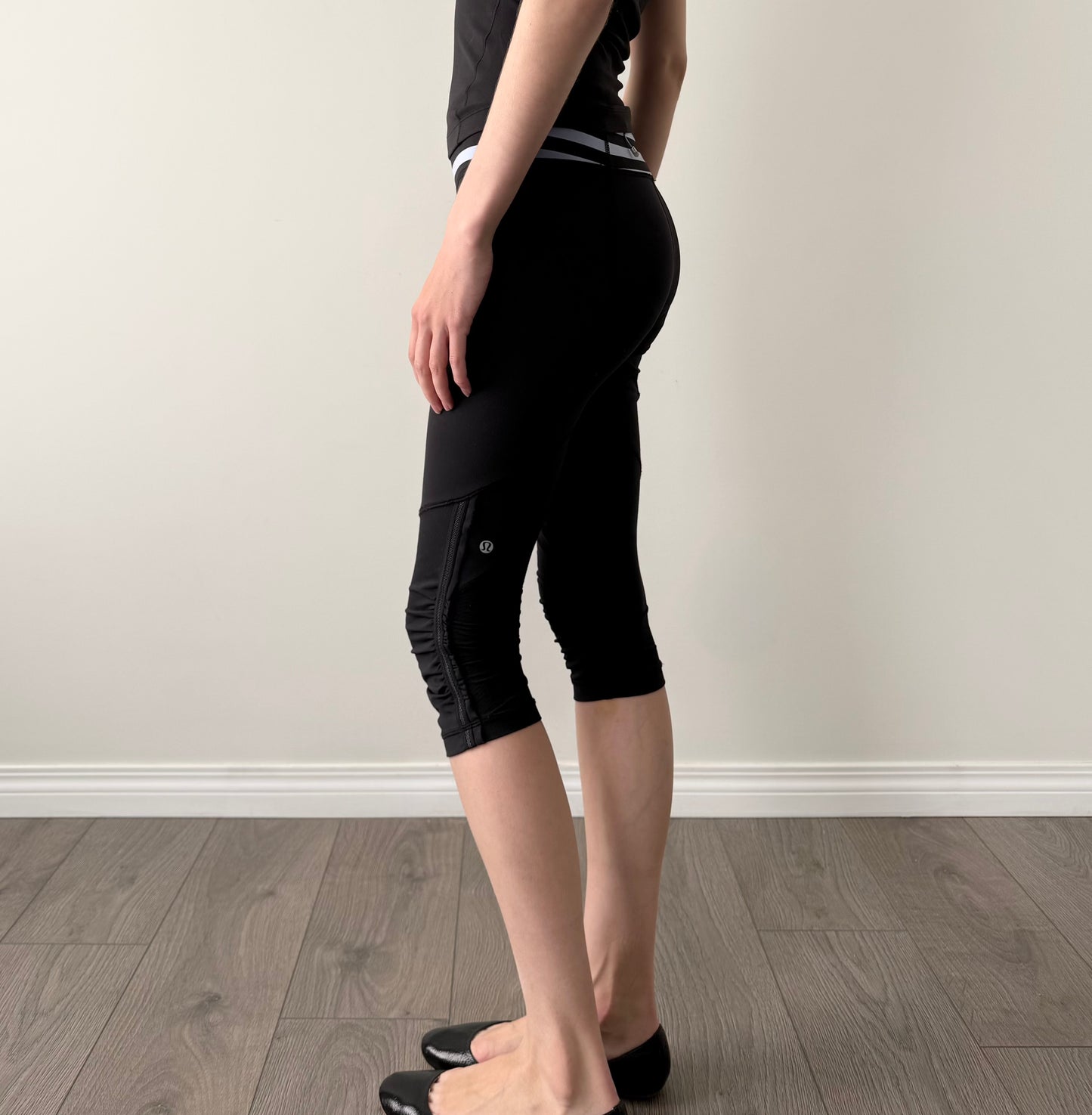 Lululemon Capri striped leggings