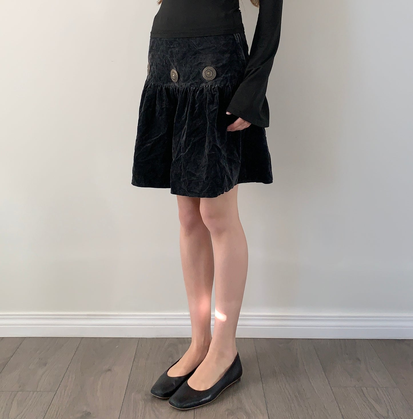 Made in Italy cotton midi skirt