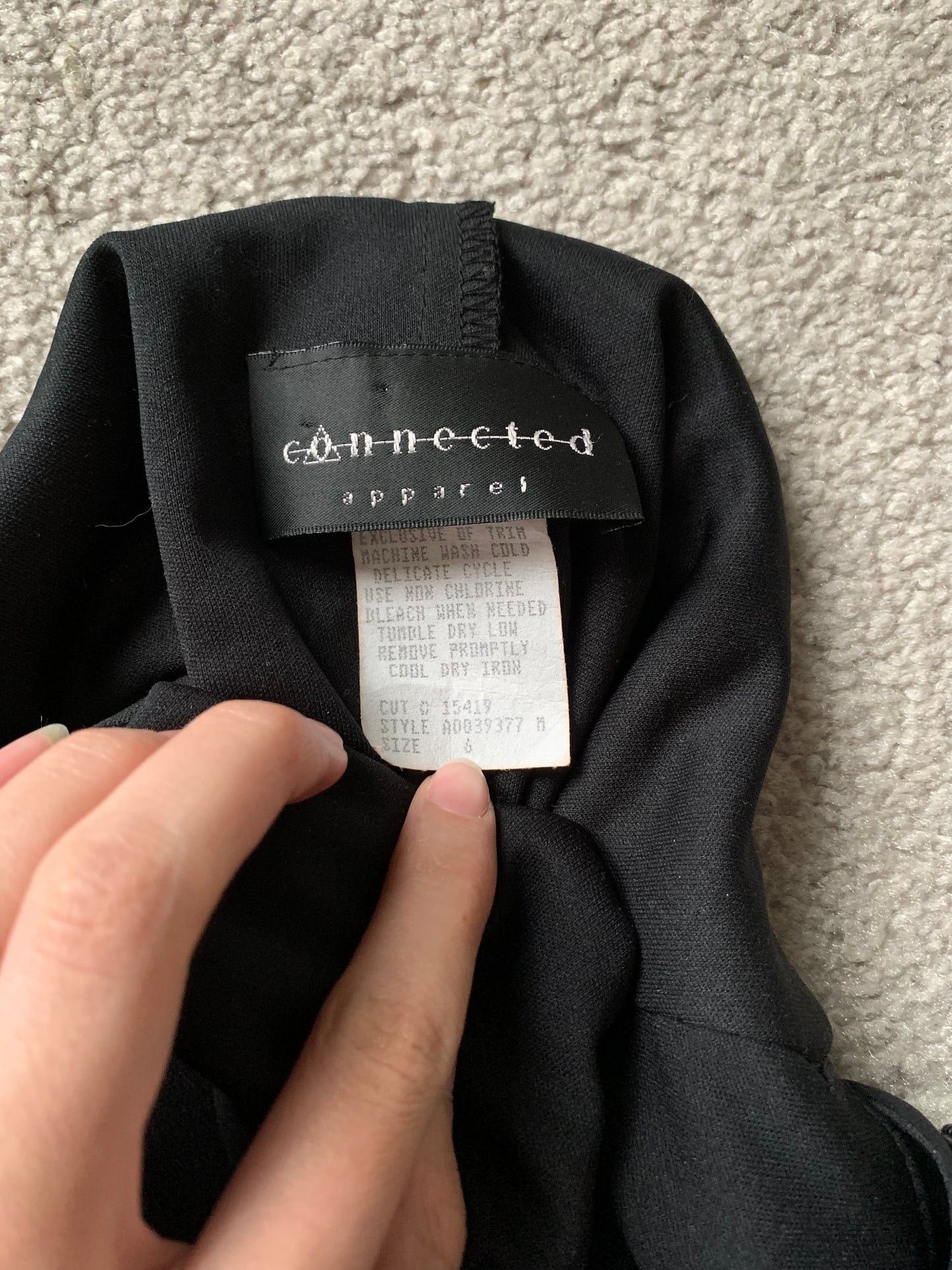 Connected apparel halter top