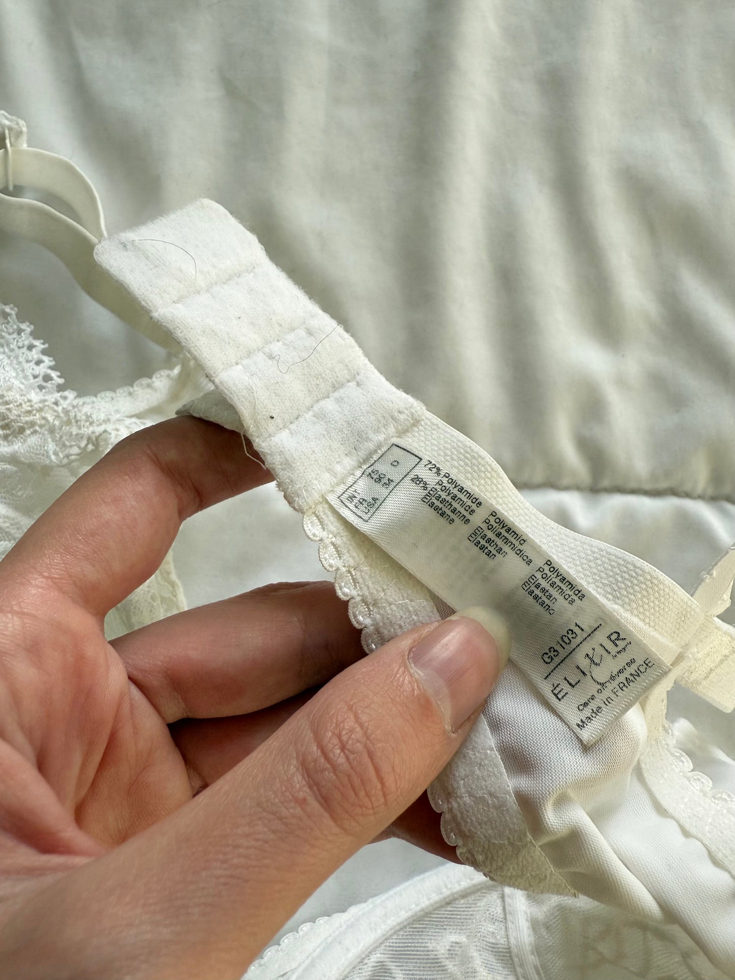 Made in France dainty lace bra