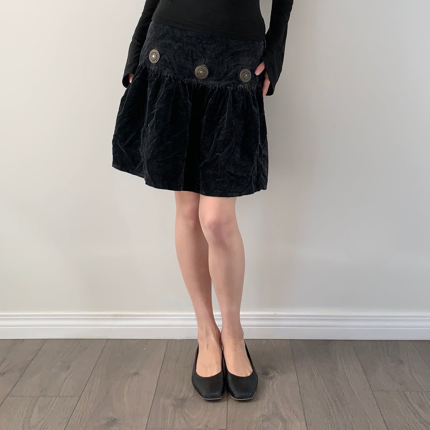Made in Italy cotton midi skirt