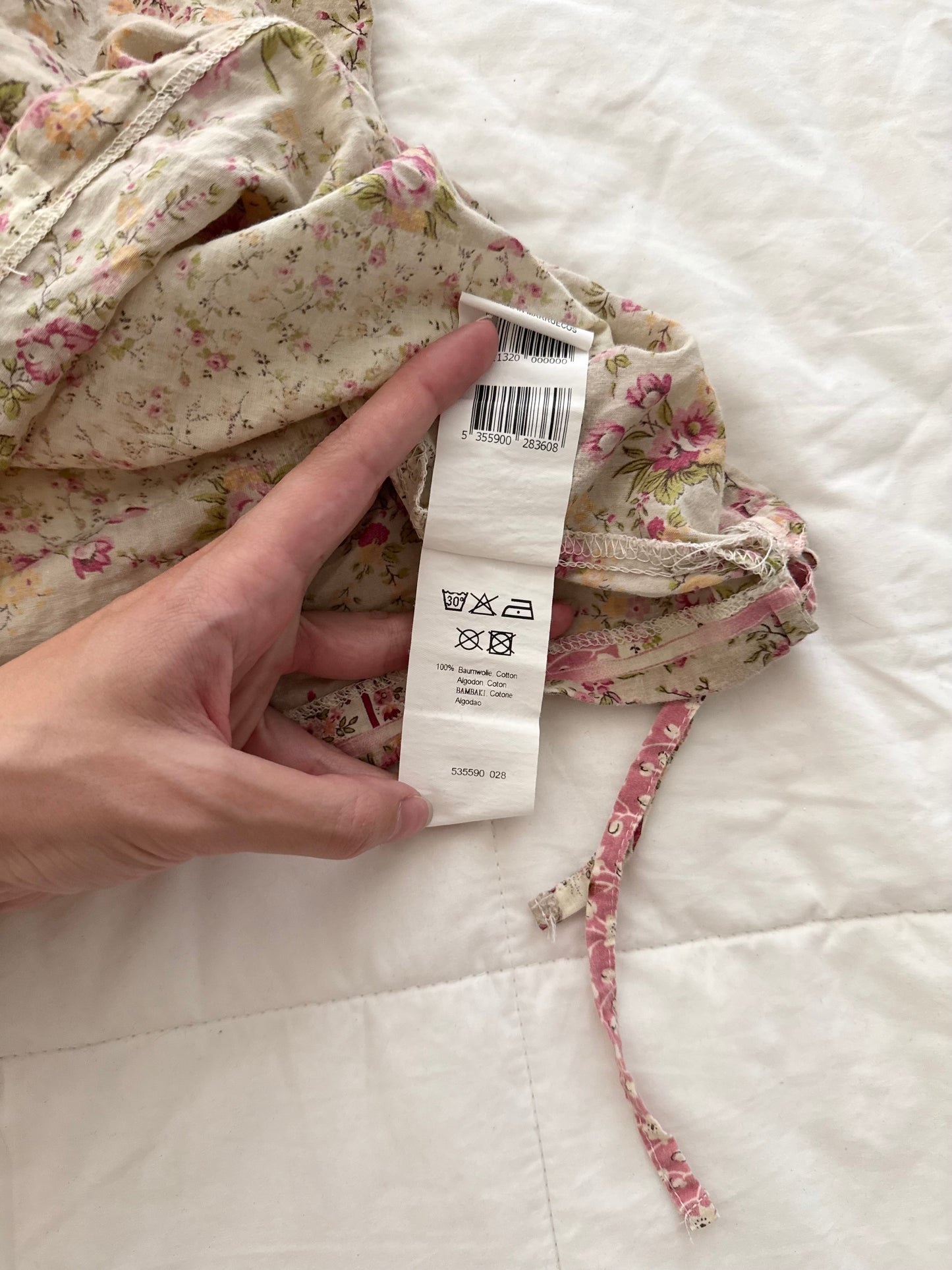 Y2K Pimkie Pink Floral Patchwork Babydoll Top