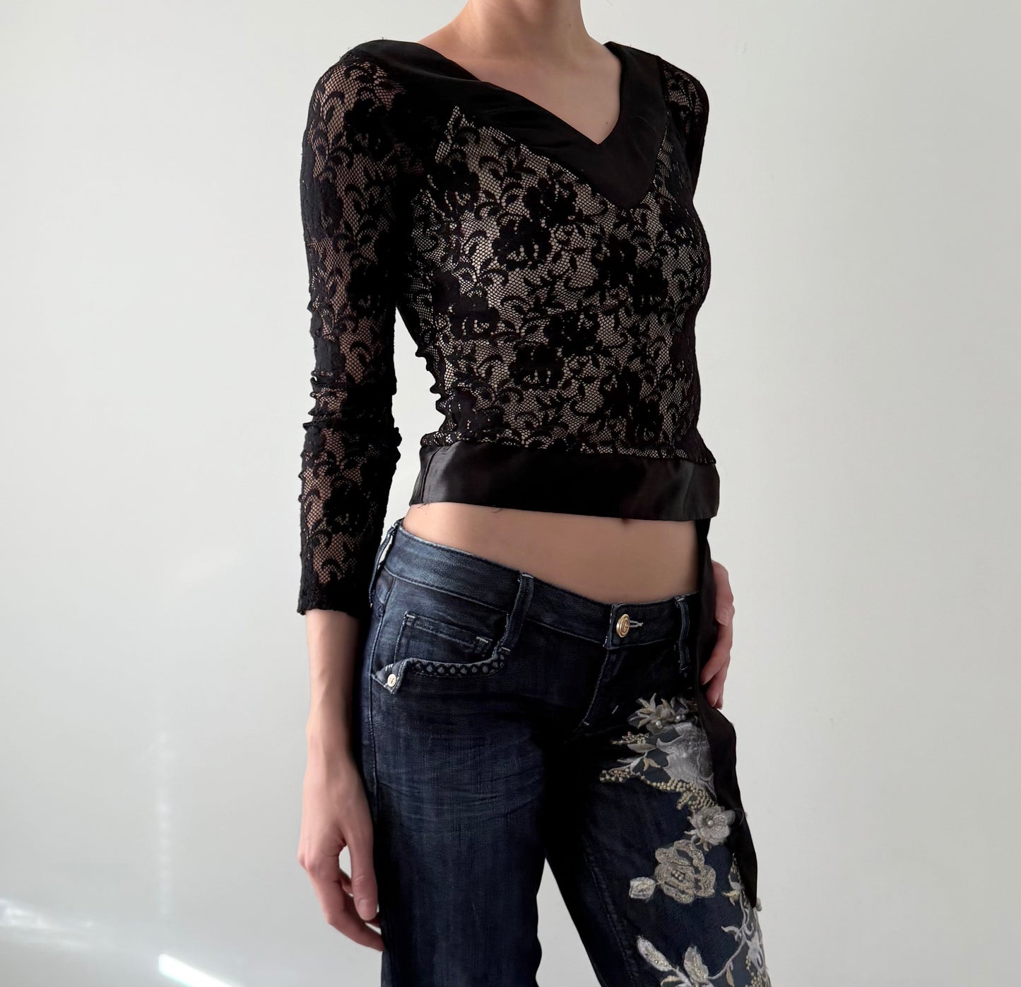 90s annex lace blouse