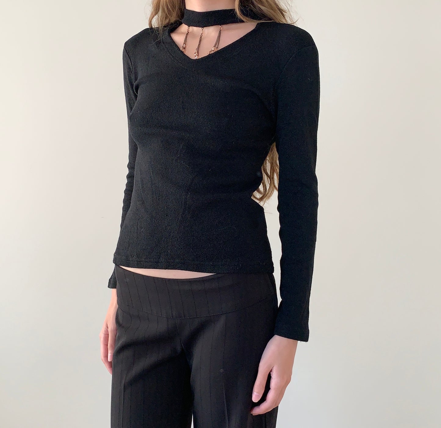 Ivoire Laurence Paris knit long sleeve top