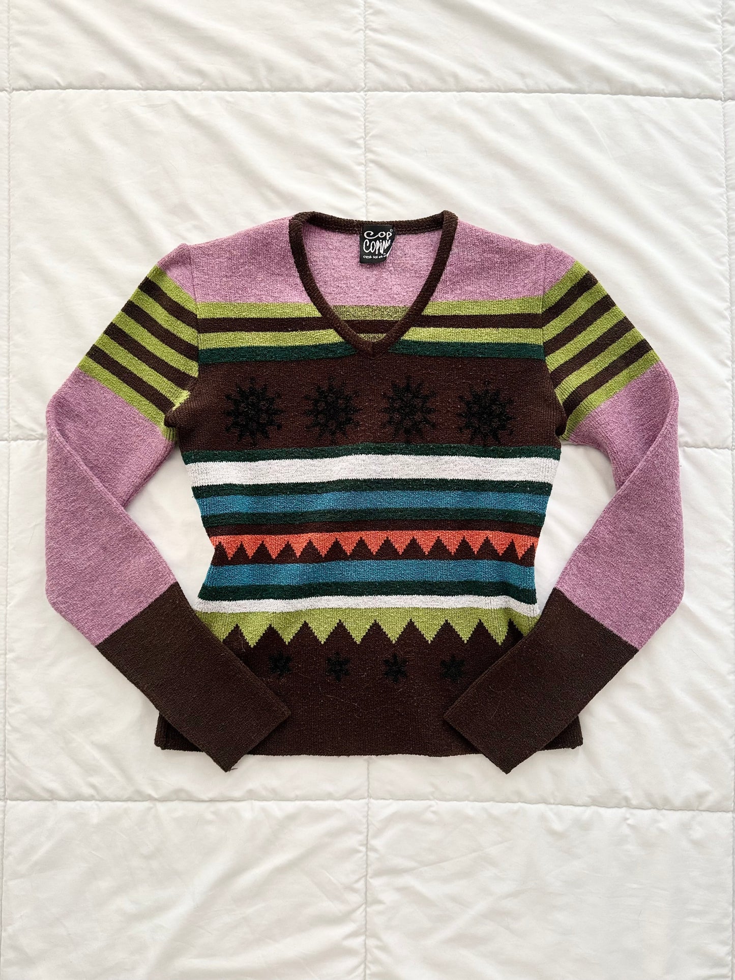 Cop Copine multicoloured knit sweater