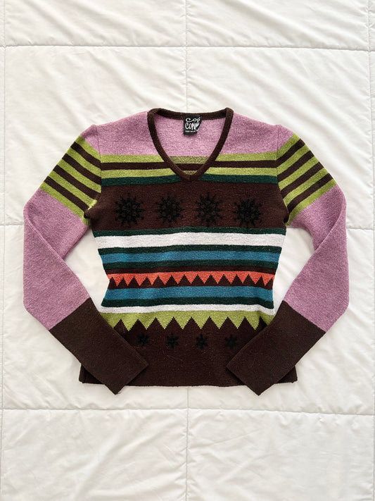 Cop Copine multicoloured knit sweater