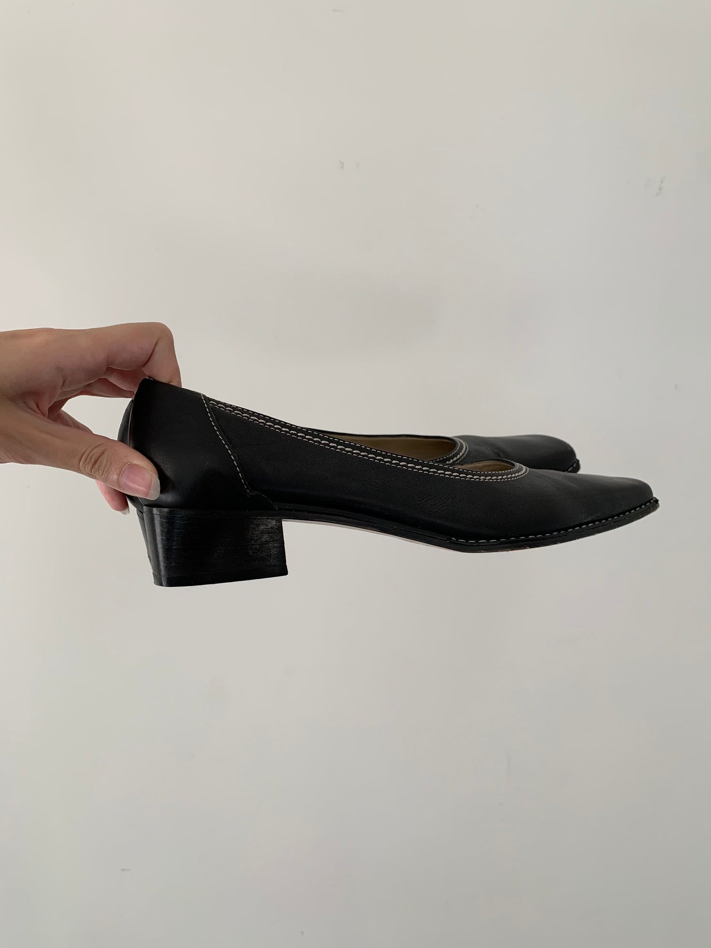 Amalfi made in Italy black heels