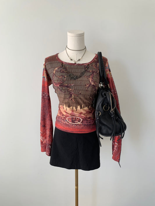 Save The Queen western style top