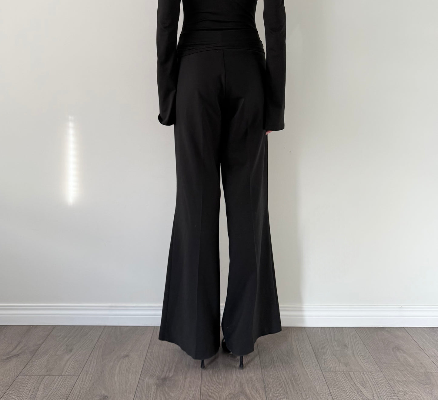 Talula babaton black wide leg trousers