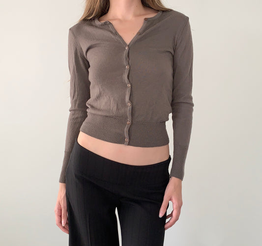 Made in Italy 100% merino wool cardigan