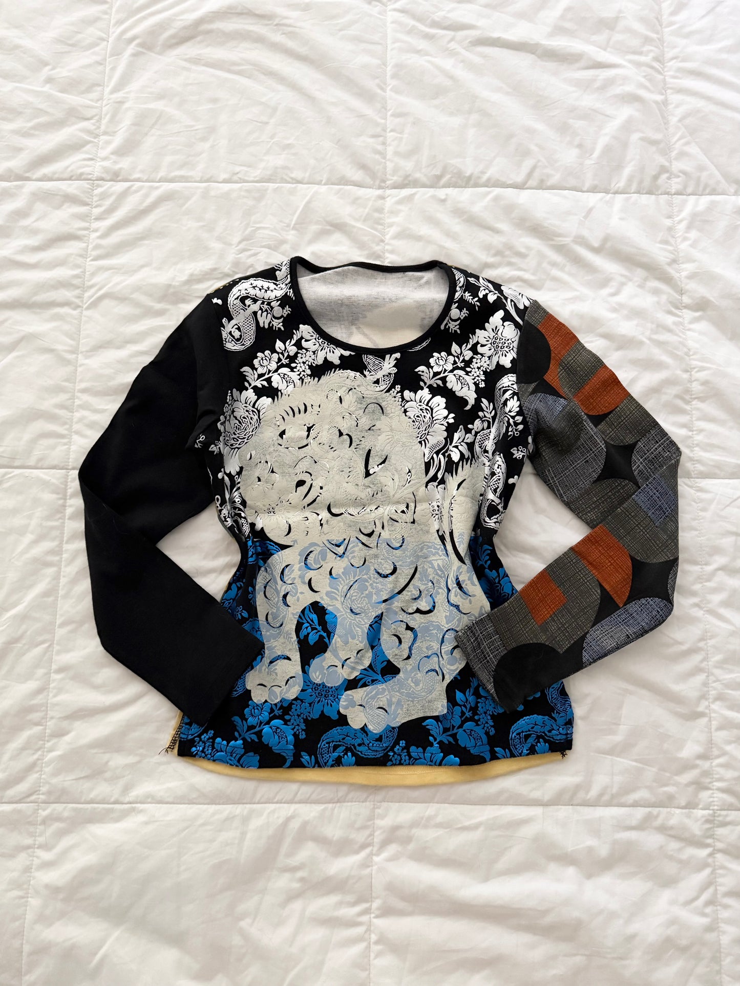 Custo Barcelona graphic long sleeve top