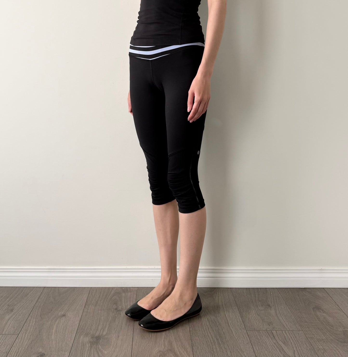 Lululemon Capri striped leggings