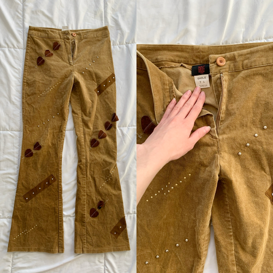 Ghole Paris corduroy bootcut pants