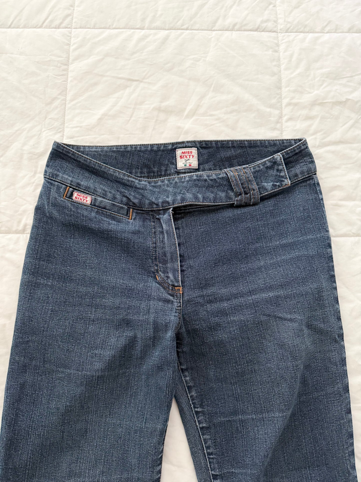 Miss sixty dark wash flared jeans