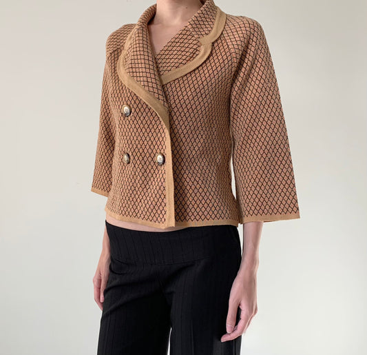 Made in Italy double breasted cardigan