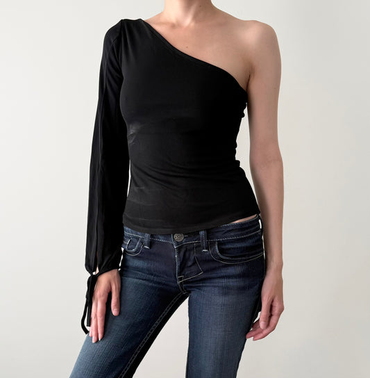 Zara one sleeve blouse