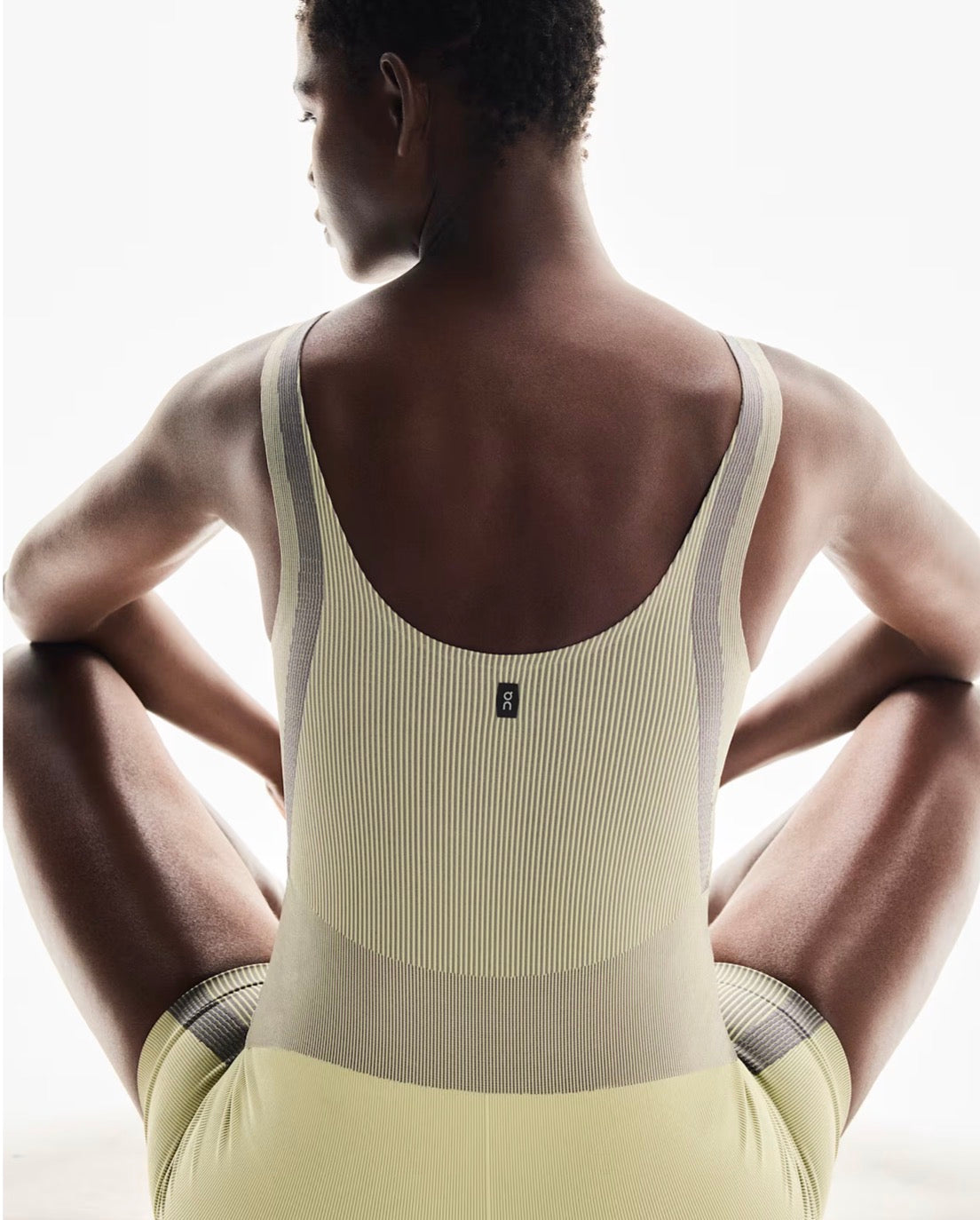 ON studio knit short bodysuit