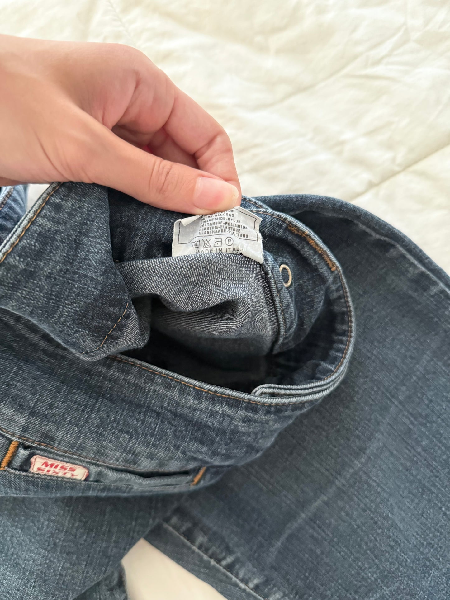 Miss sixty dark wash flared jeans