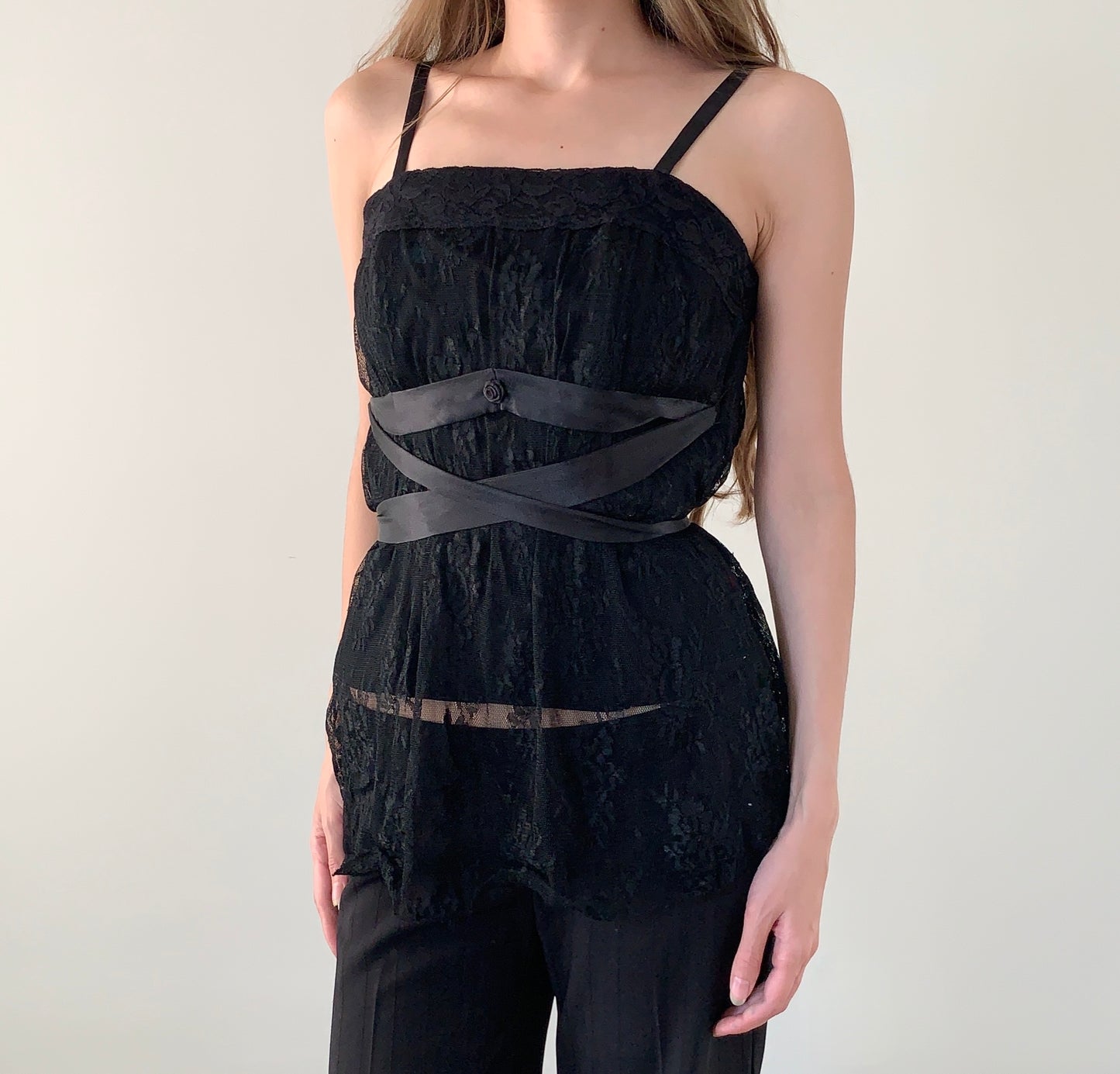 Tripp NYC lace babydoll corset