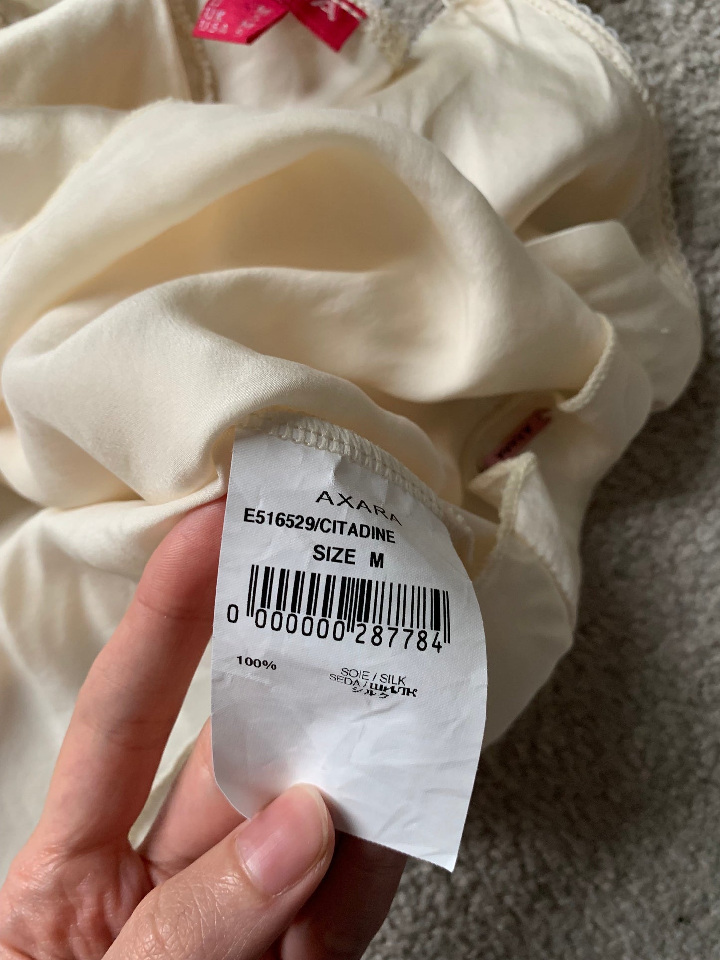 Made in France 100% silk camisole