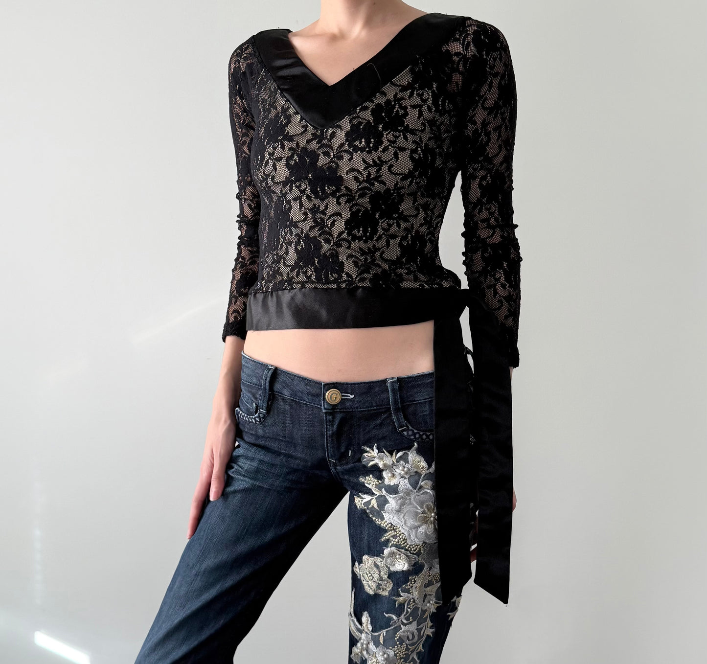 90s annex lace blouse