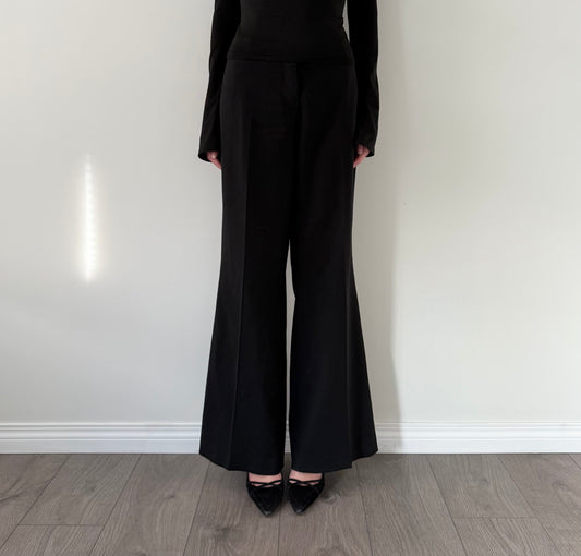 Talula babaton black wide leg trousers