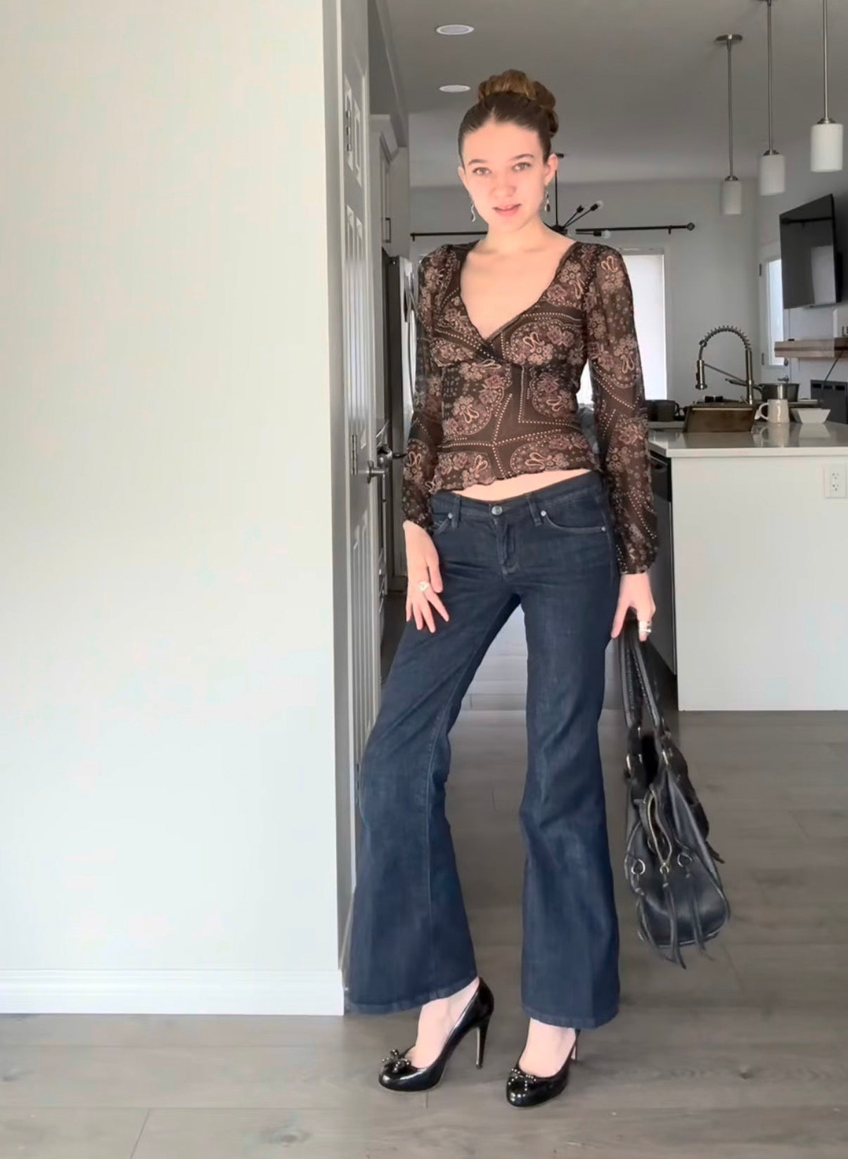 Betsey Johnson 100% silk blouse