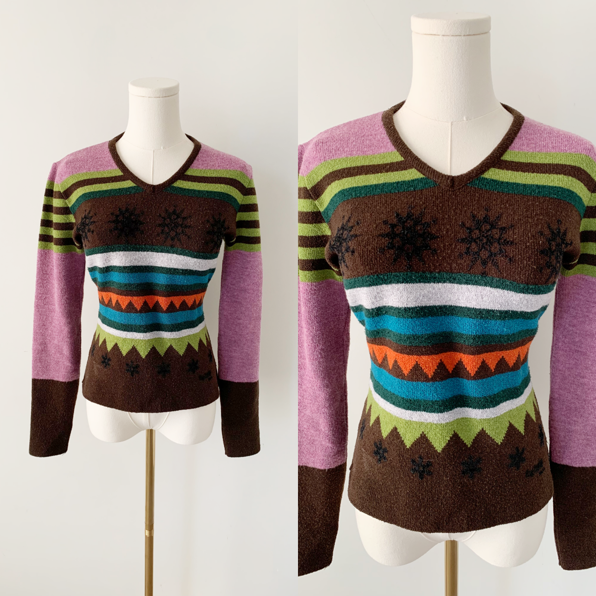 Cop Copine multicoloured knit sweater