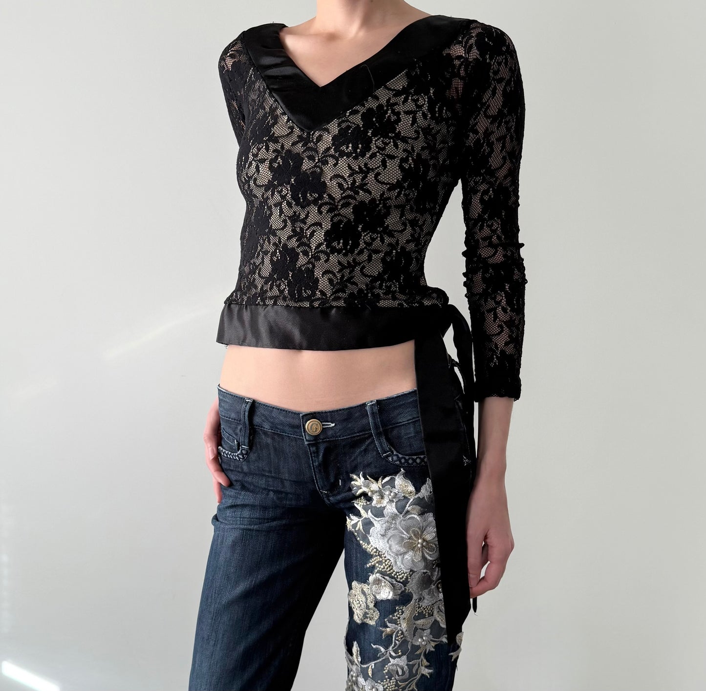 90s annex lace blouse