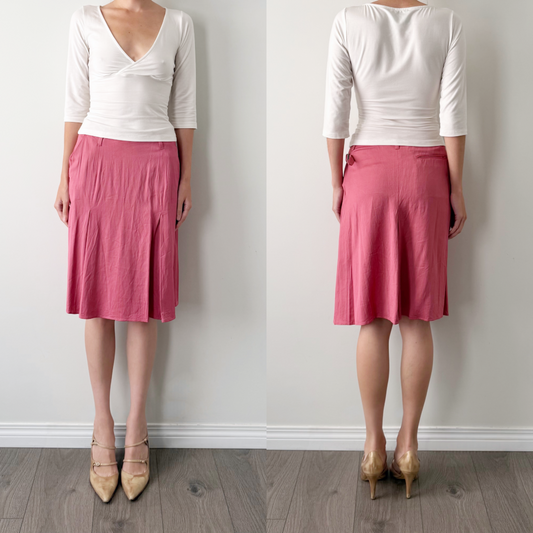 Golden Goose Deluxe Brand Y2K style Pink Midi Skirt