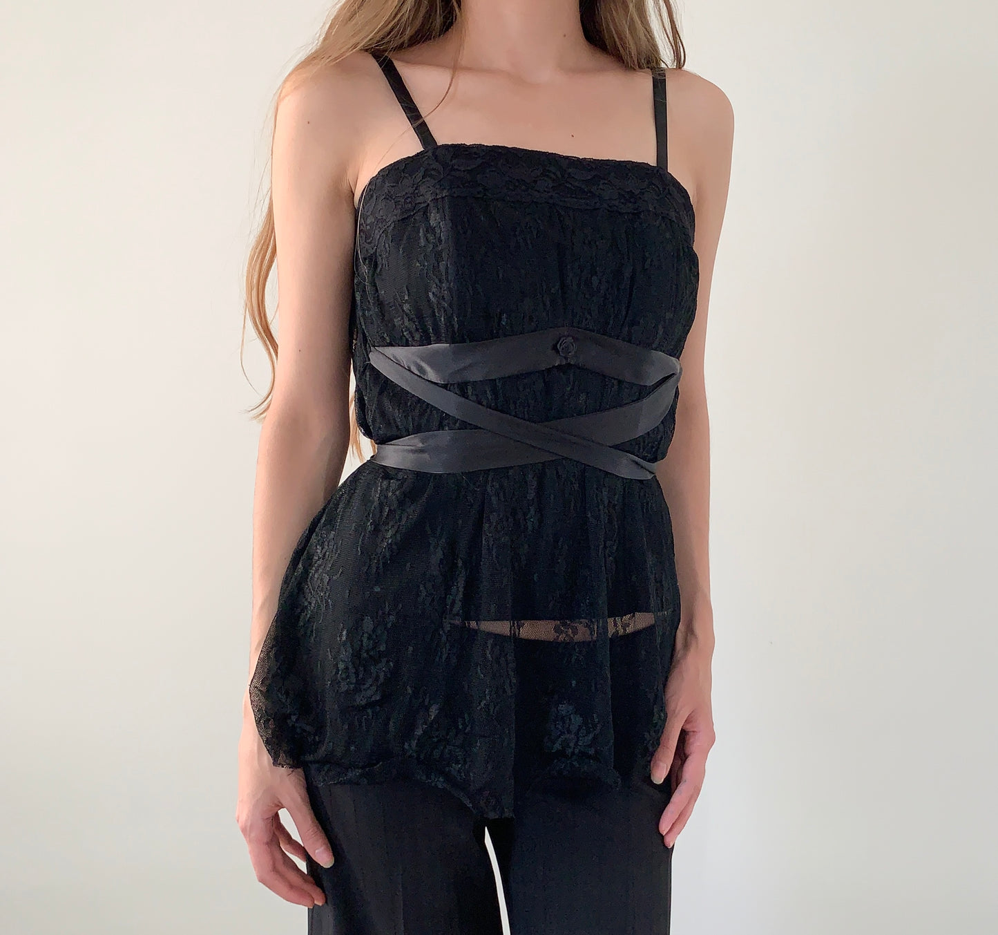 Tripp NYC lace babydoll corset