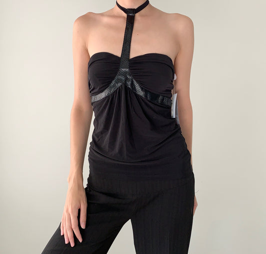 Vintage born in Hollywood club halter top