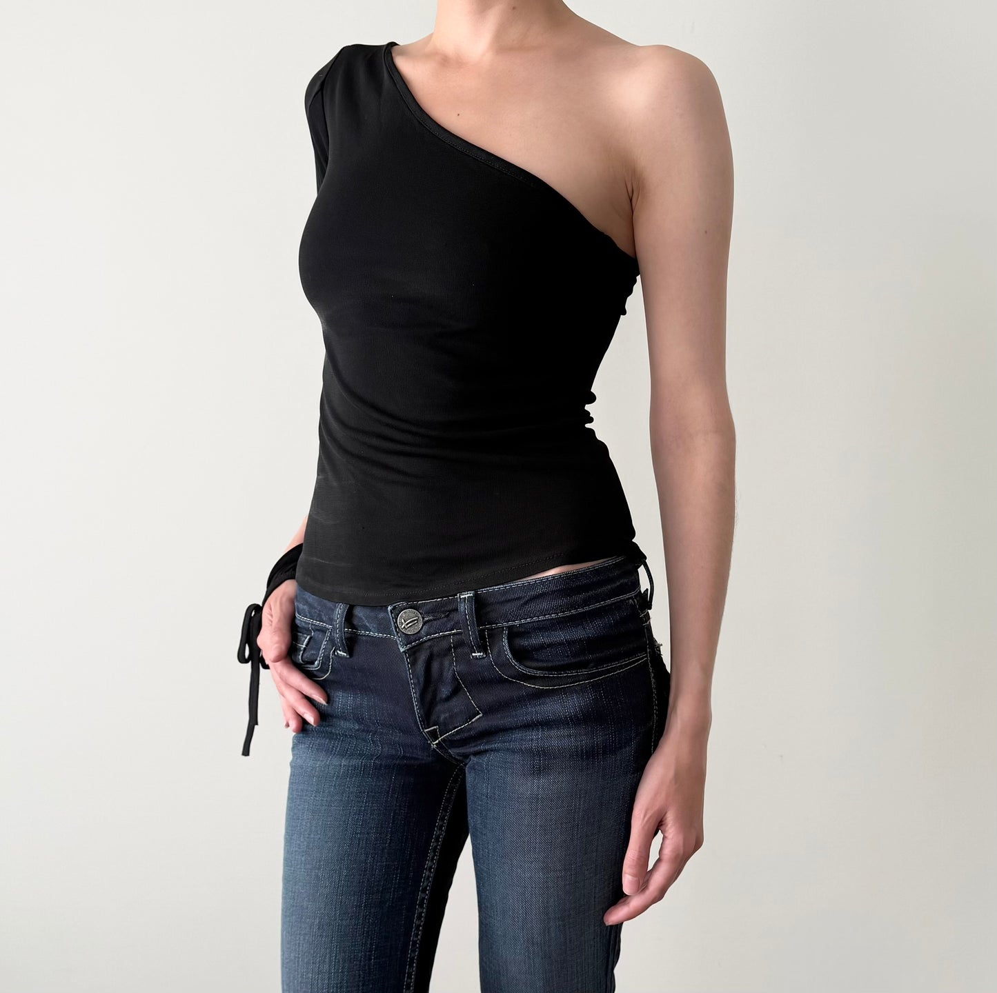 Zara one sleeve blouse