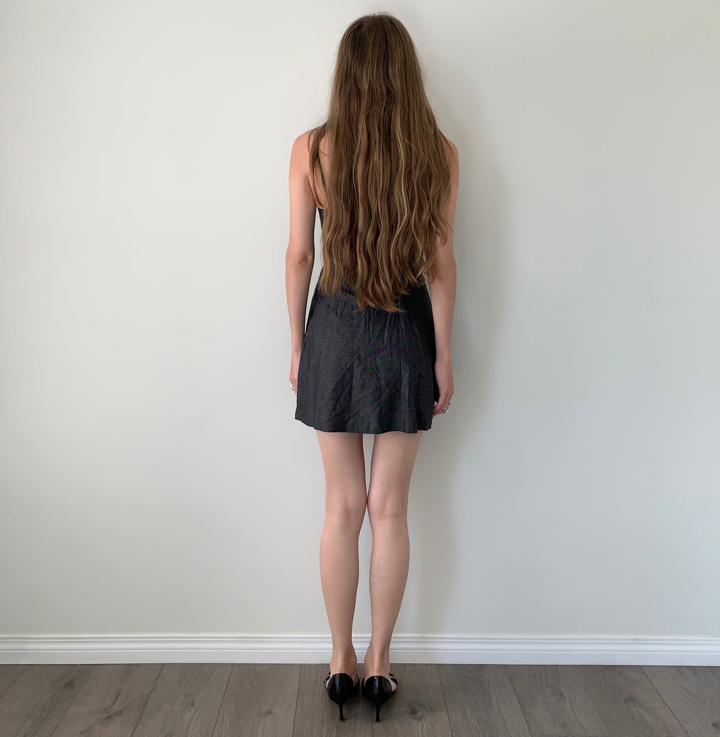 Studio 0001 made in Italy grey mini dress