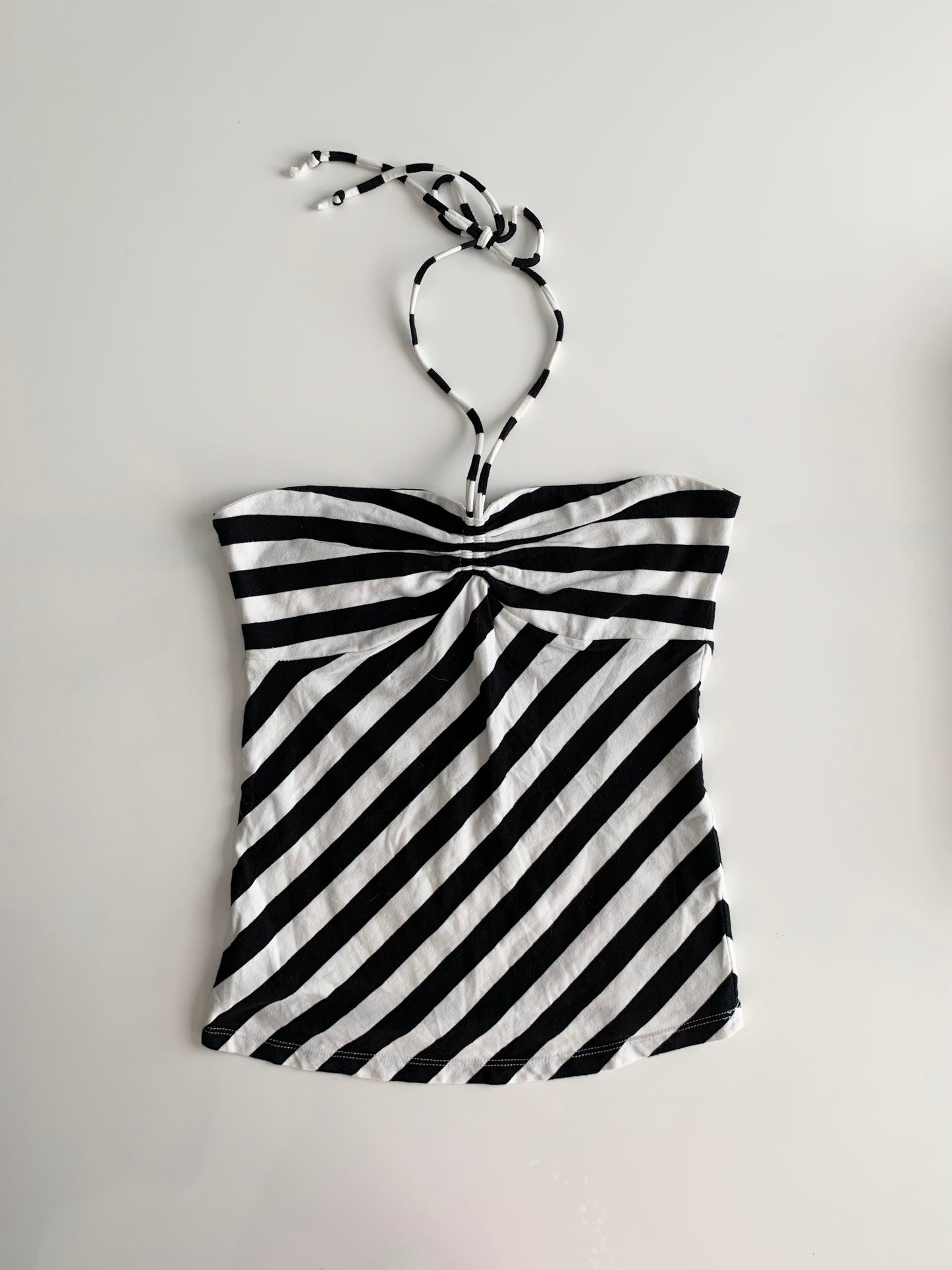 Chado striped halter top