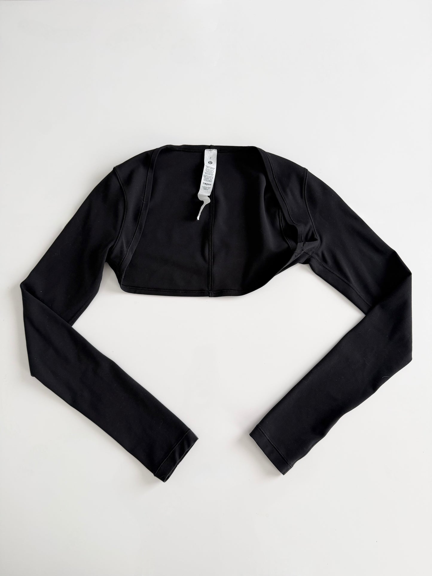 Lululemon black align yoga bolero