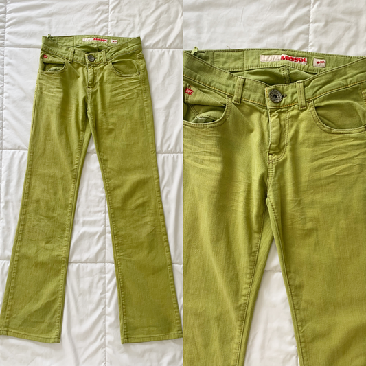 Miss Sixty green bootcut jeans
