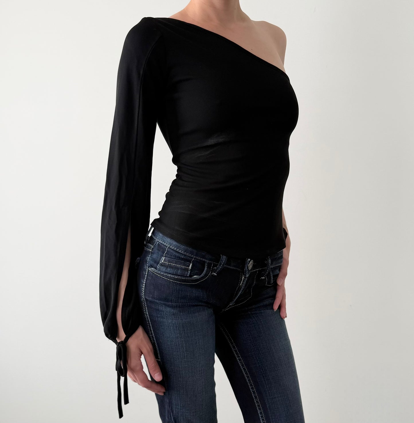 Zara one sleeve blouse
