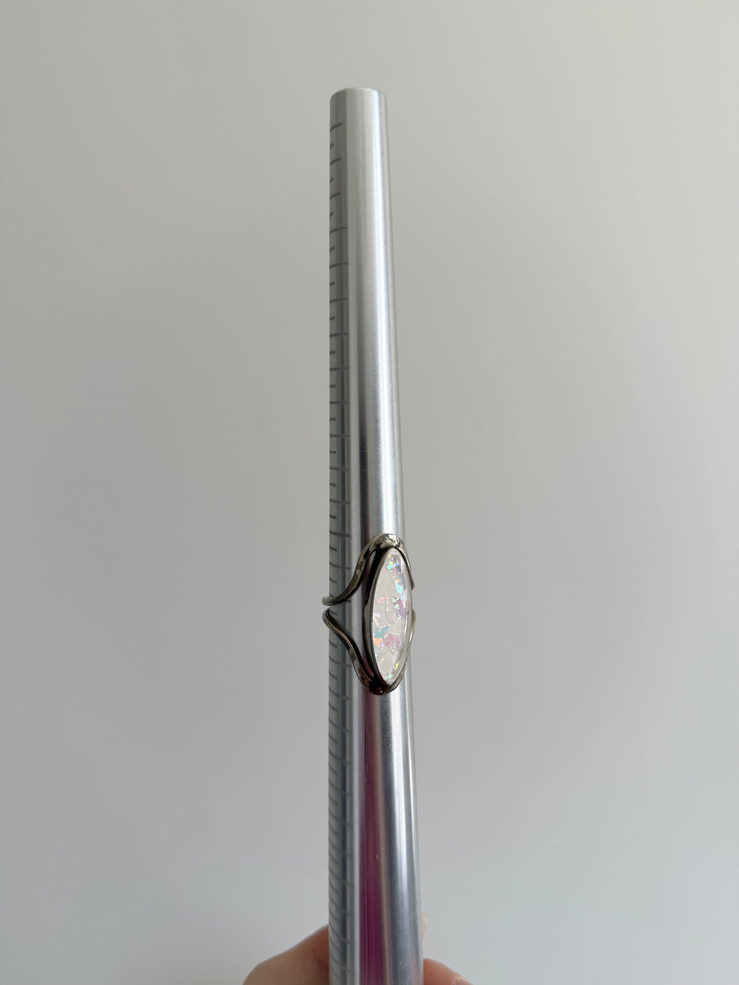 Vintage 925 sterling silver gem ring