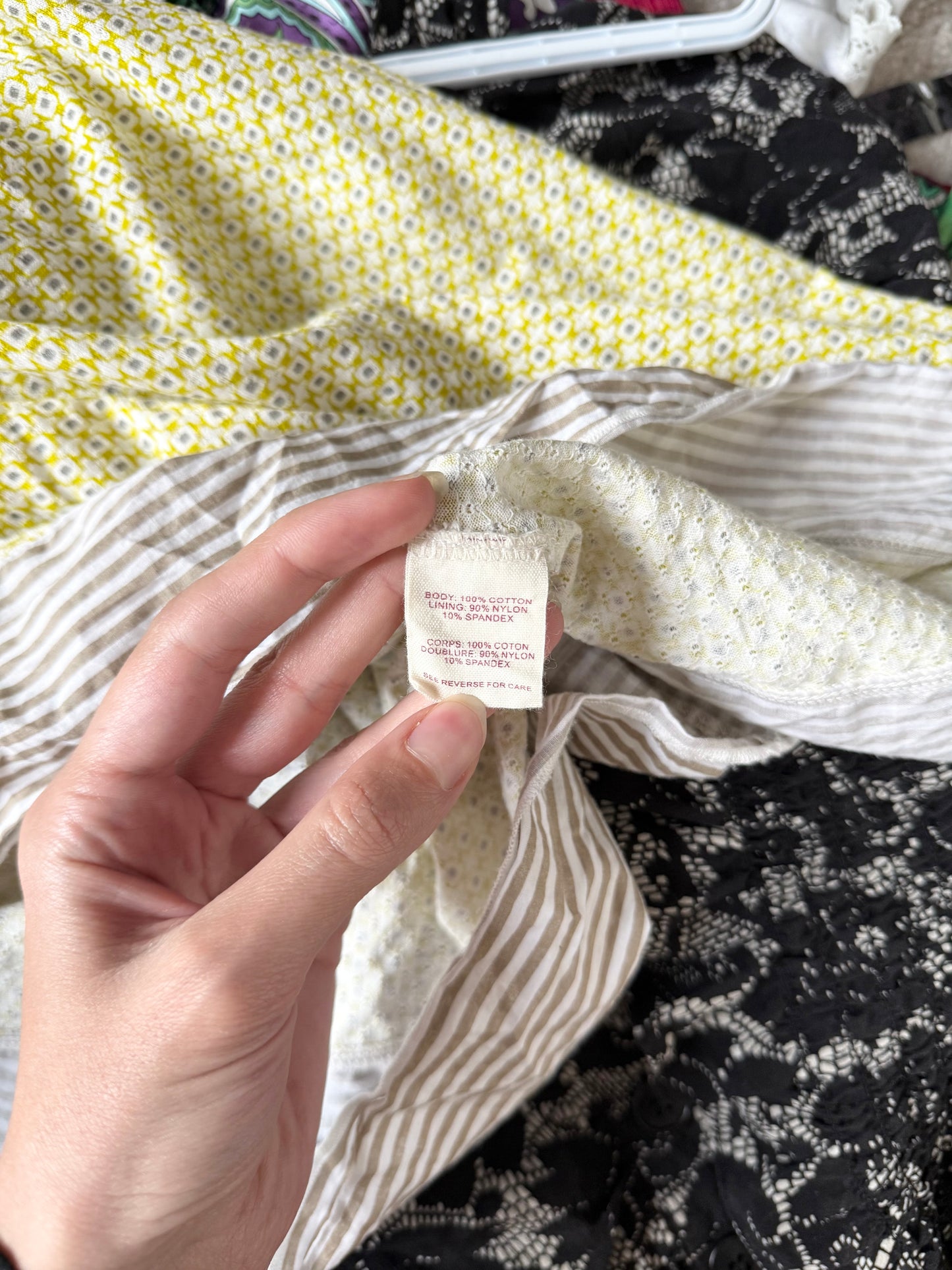 Free people yellow 100% cotton mini dress